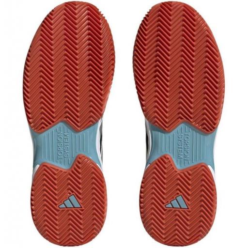 Zapatillas Adidas CourtJam Control Clay Negro/Rojo  [3]