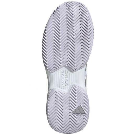 Zapatillas Adidas CourtJam Control W Mujer Blanco/Plata [3]