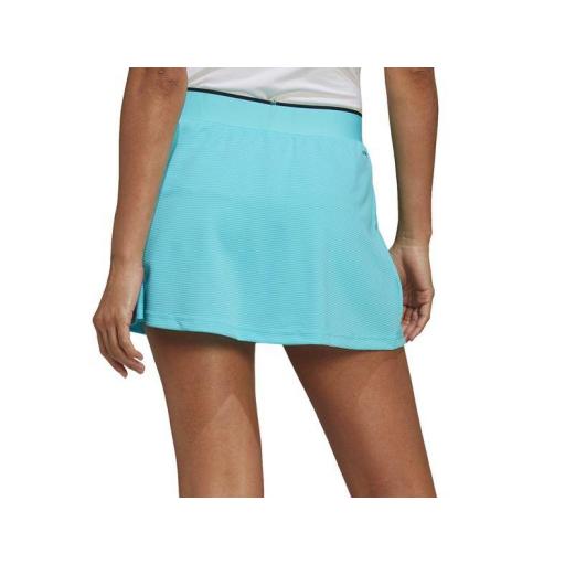 Falda Adidas Club Skirt Azul Celeste/Negro [2]
