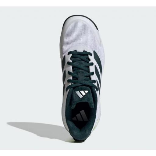 Zapatillas Adidas Ubersonic K Tenis Niño Blanco/Verde [2]