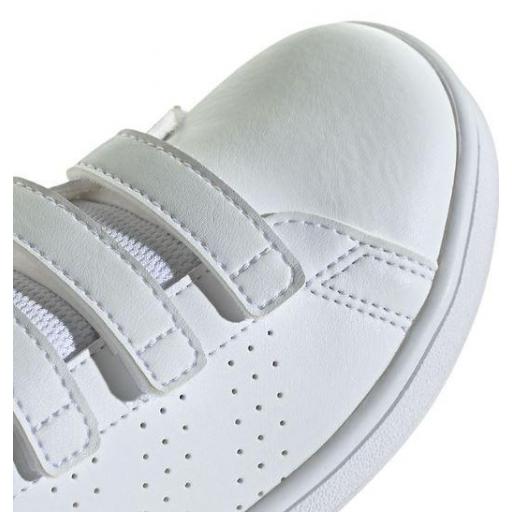 Zapatillas Adidas Advantage CF Niños Velcro Blanca [2]