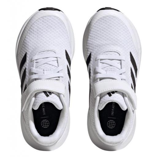 Zapatillas Adidas Runfalcon 3.0 K Velcro Blanco/Negro [2]
