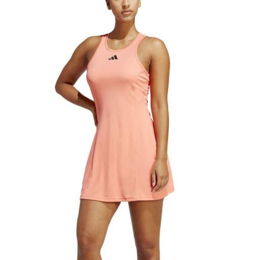 Vestido Adidas Club Dress Naranja Coral [1]