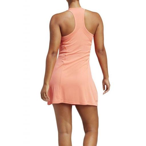 Vestido Adidas Club Dress Naranja Coral [3]