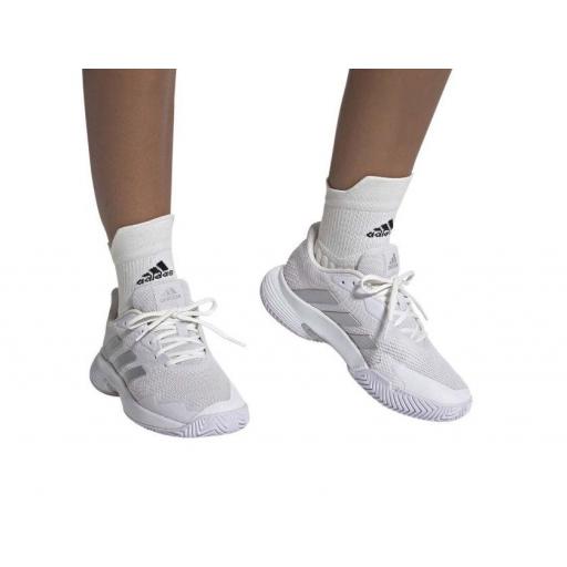 Zapatillas Adidas CourtJam Control W Tenis Pádel Mujer Blanco [1]