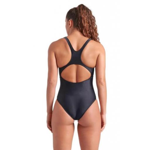 Bañador Natación Arena Solid Swimsuit Control Pro Negro [2]