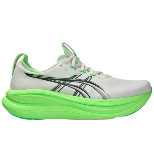 Zapatillas Asics Gel-Nimbus 28 Blanco Crema/Verde [0]