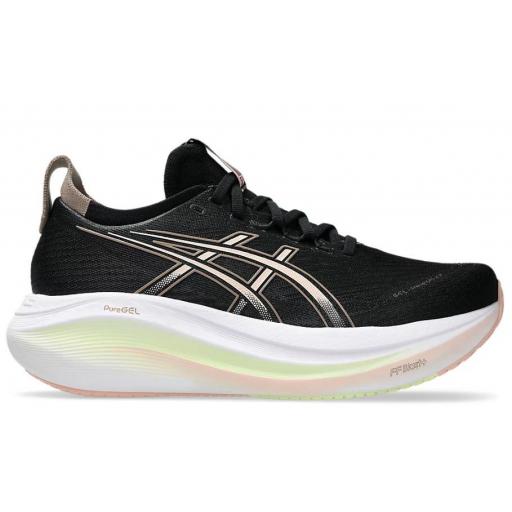 Zapatillas Asics Gel-Nimbus 27 Mujer Negro/Bronce