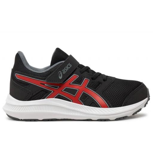 Zapatillas Asics Jolt 4 PS Velcro Negro/Rojo [0]