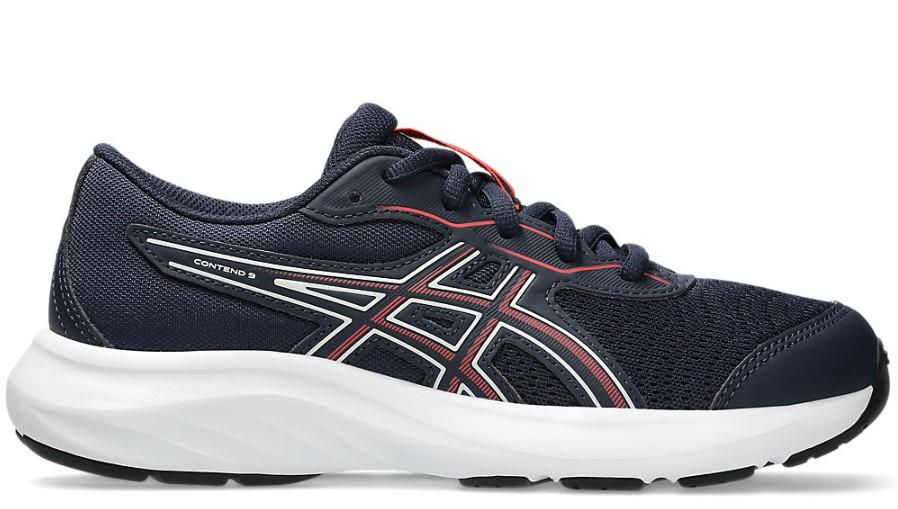 Zapatillas Asics Contend 9 GS Marino/Rojo