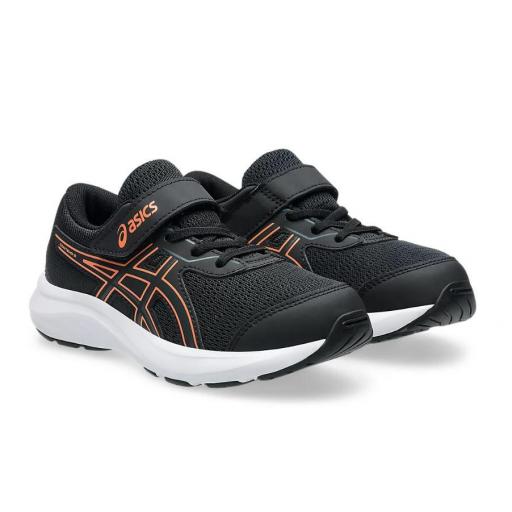 Zapatillas Asics Contend 9 PS Negro/Naranja [1]