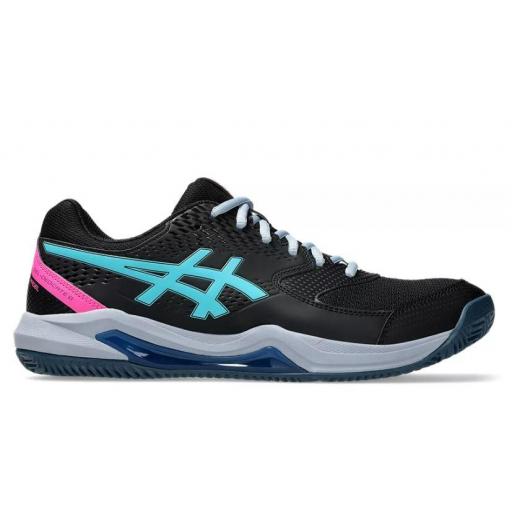 Zapatillas Asics Gel-Dedicate 8 Padel Negro/Azul/Rosa