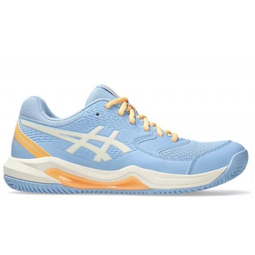 Zapatillas Asics Gel-Dedicate 8 Padel Celeste/Naranja