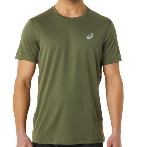 Camiseta Asics CORE SS Top Verde Oliva [0]