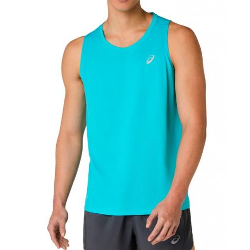 Camiseta Tirantes Asics Core Singlet Turquesa [0]