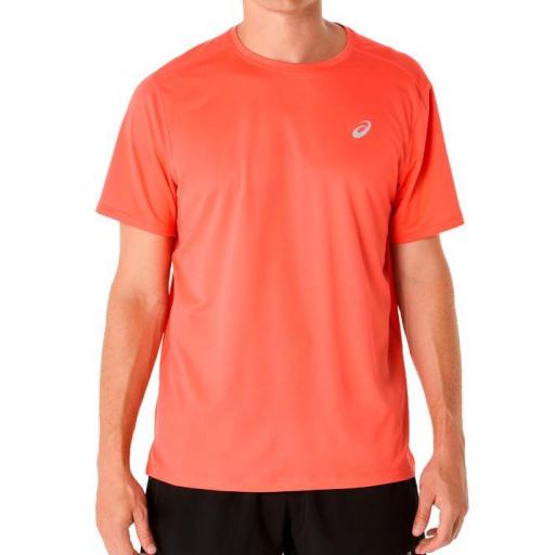 Camiseta Asics Core SS Top Naranja Coral