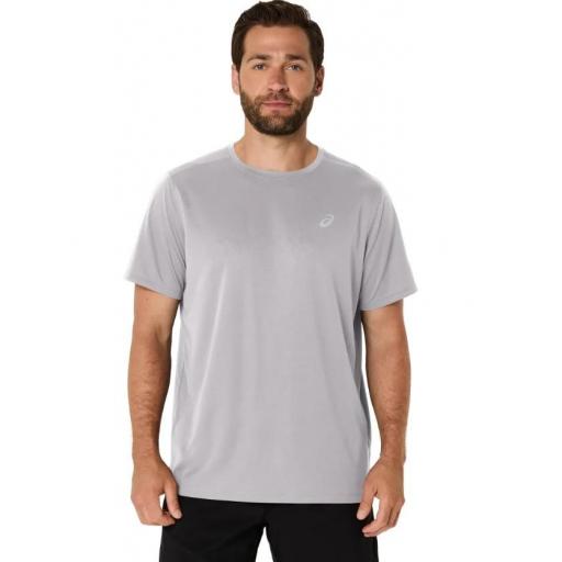 Camiseta Asics Core SS Top Gris Cloud [0]