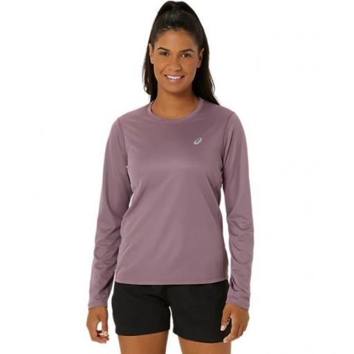 Camiseta Manga Larga Asics Core LS Malva [0]