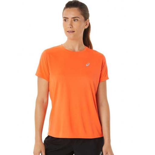 Camiseta Asics Core SS Top Mujer Naranja [0]