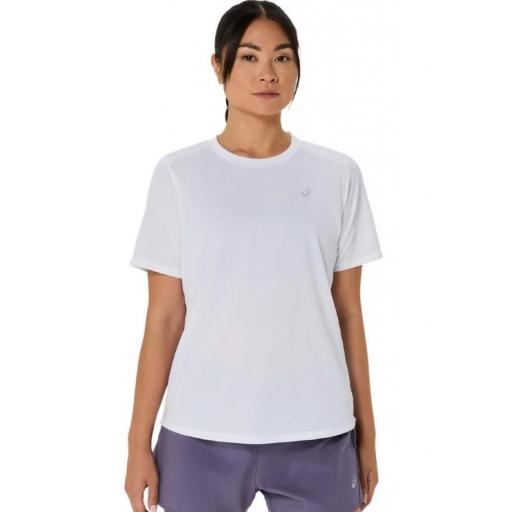 Camiseta Asics Core SS Top Mujer Blanco