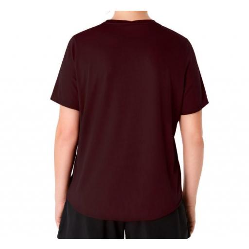 Camiseta Asics Core SS Top Mujer Morado Oscuro [2]