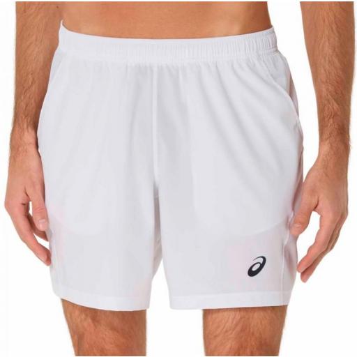 Pantalón Corto Asics Court 7IN Short Blanco