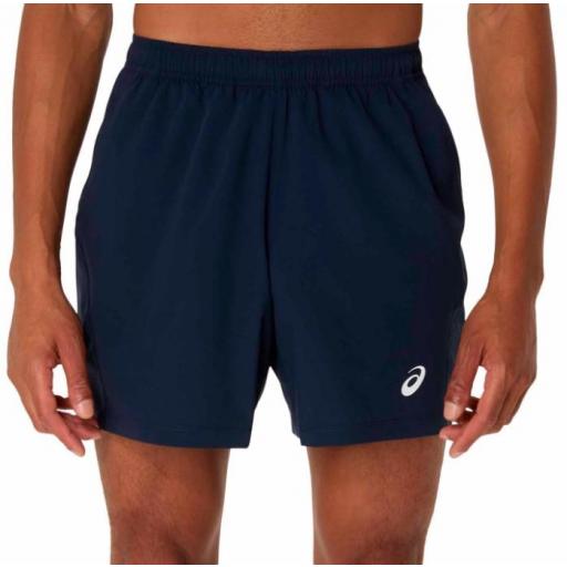 Pantalón Corto Asics Court 7In Short Azul Marino