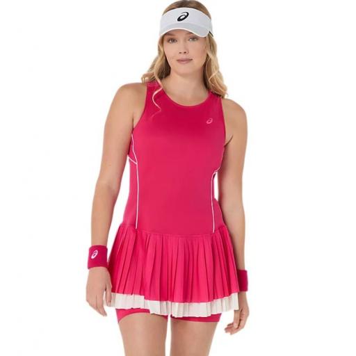 Vestido Asics Match Dress Rosa