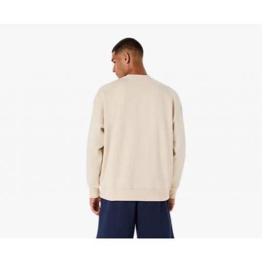 Sudadera Asics Fleece Crew Neck Top Beige [1]