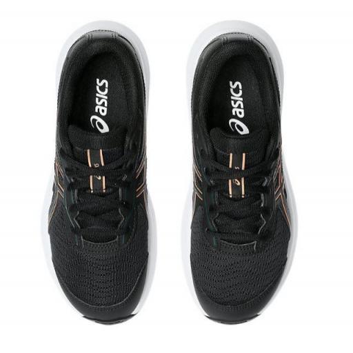 Zapatillas Asics Contend 9 GS Negro/Naranja [3]