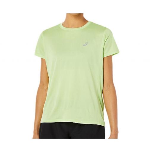 Camiseta Asics Core SS Top Mujer Verde Claro [2]