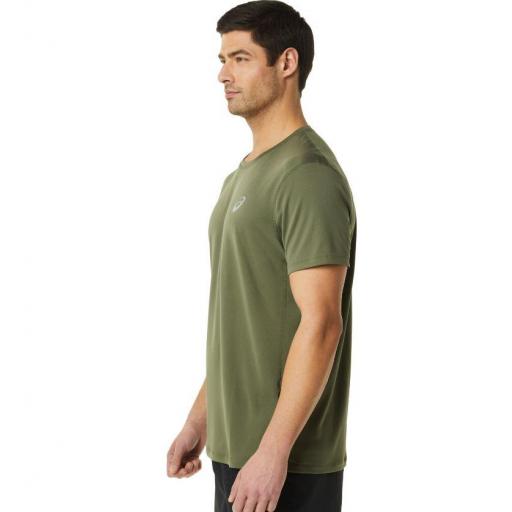 Camiseta Asics CORE SS Top Verde Oliva [1]