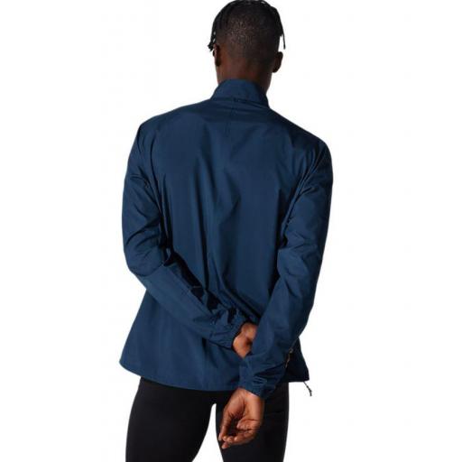 Chaqueta Cortavientos Asics Core Jacket Azul Marino [2]