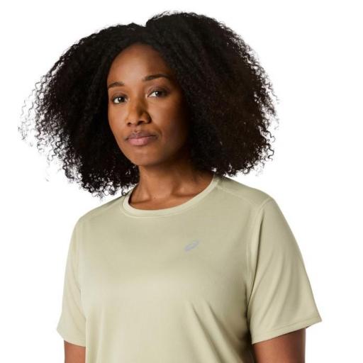 Camiseta Asics Core SS Top Mujer Verde Khaki [2]