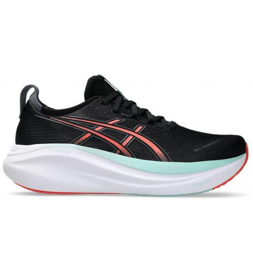 Zapatillas Asics Gel-Nimbus 27 Negro/Coral