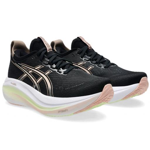 Zapatillas Asics Gel-Nimbus 27 Mujer Negro/Bronce [1]