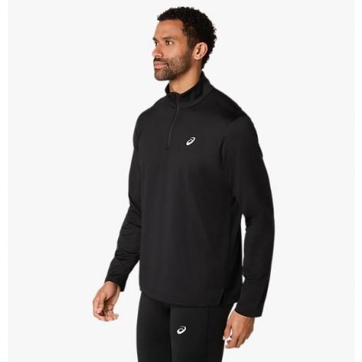 Camiseta Manga Larga Asics Core 1/2 Zip Negra [2]