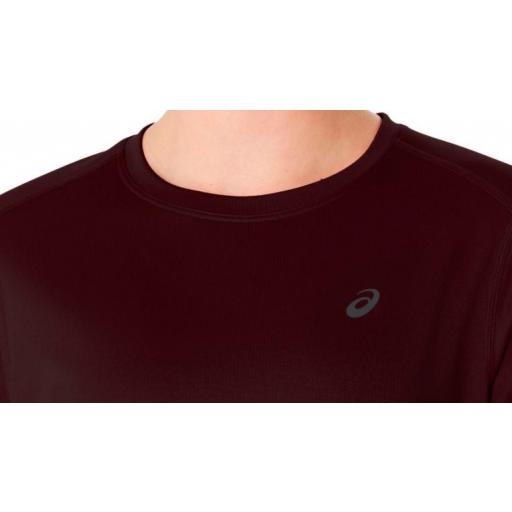 Camiseta Asics Core SS Top Mujer Morado Oscuro [1]