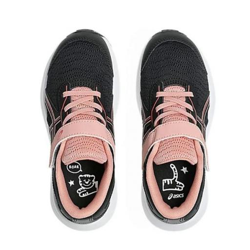 Zapatillas Asics Contend 9 PS Velcro Negro/Rosa [3]