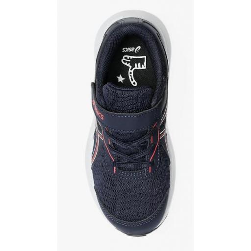 Zapatillas Asics Contend 9 PS Velcro Azul/Rojo [2]