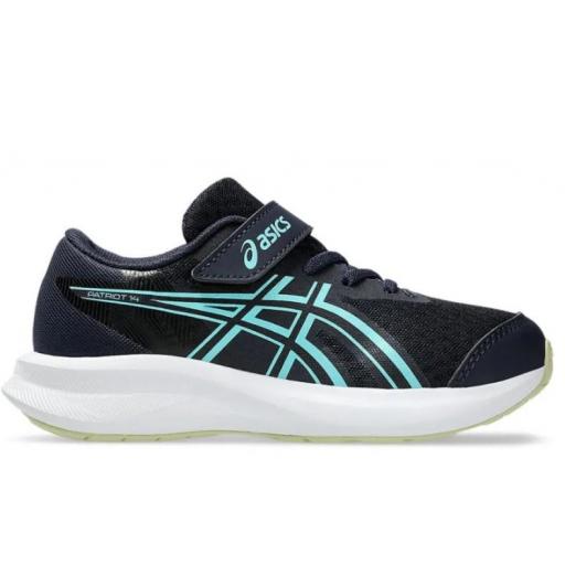 Zapatillas Asics Patriot 14 PS Velcro Azul Marino/Celeste [0]