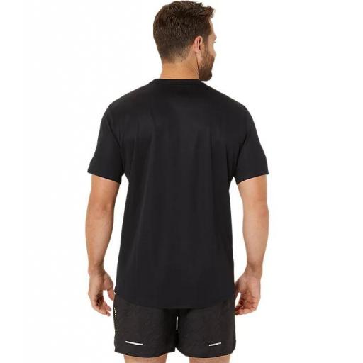 Camiseta Asics Fujitrail Logo SS Top Negro/Amarillo [2]