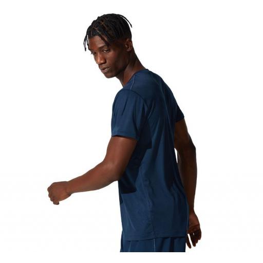 Camiseta Asics Core Top Hombre Azul Marino [1]