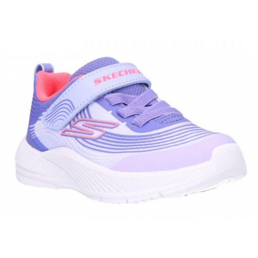 Zapatillas Skechers Microspec Advance Bebé Moradas [1]