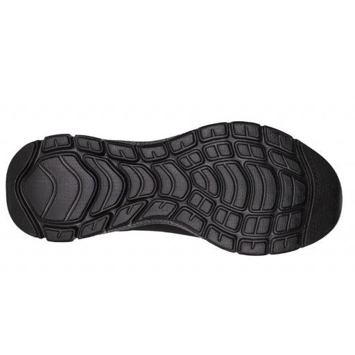Zapatillas Skechers Flex Advantage 4.0-Upshift Velcro Negras [3]