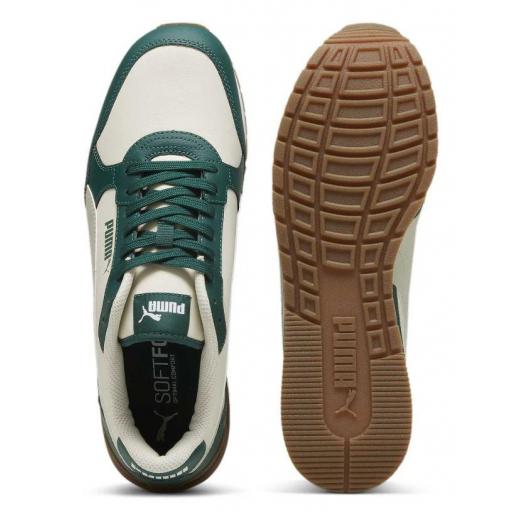 Zapatillas Puma ST Runner v4 Piel Verde/Beige [3]