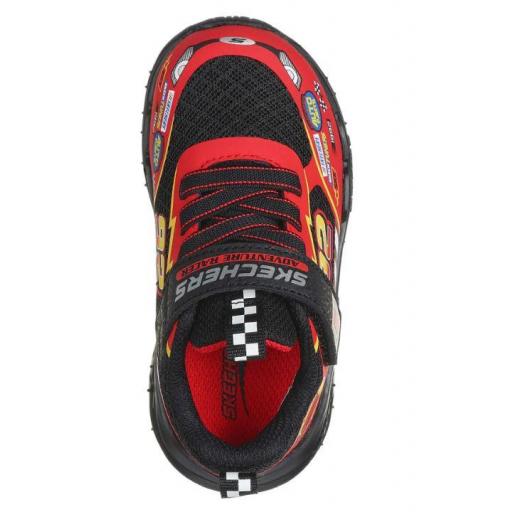 Zapatillas Skechers Skech Tracks Bebé Negro/Rojo [2]