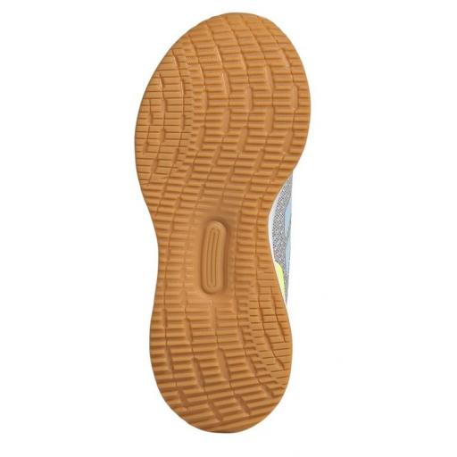 Zapatillas Adidas Runfalcon 5 PS Velcro Gris/Amarillo [3]