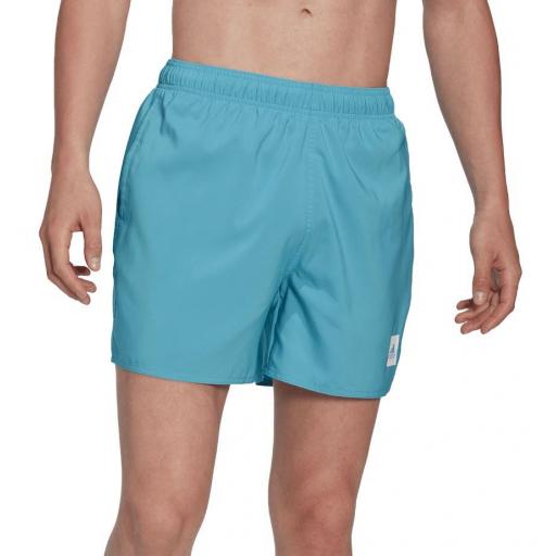 Bañador Adidas Short Lenght Solid Swim Azul [2]