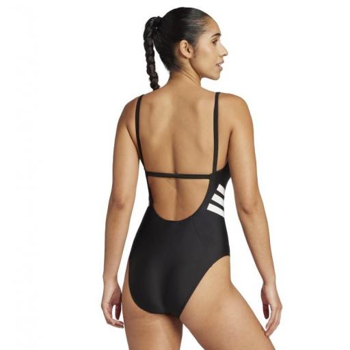 Bañador Adidas 3S U Back Suit Negro [3]